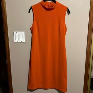 Sharagano Dark Orange Dress